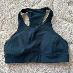 Women's Racer Back Sports Bra with back pocket, Size 8
